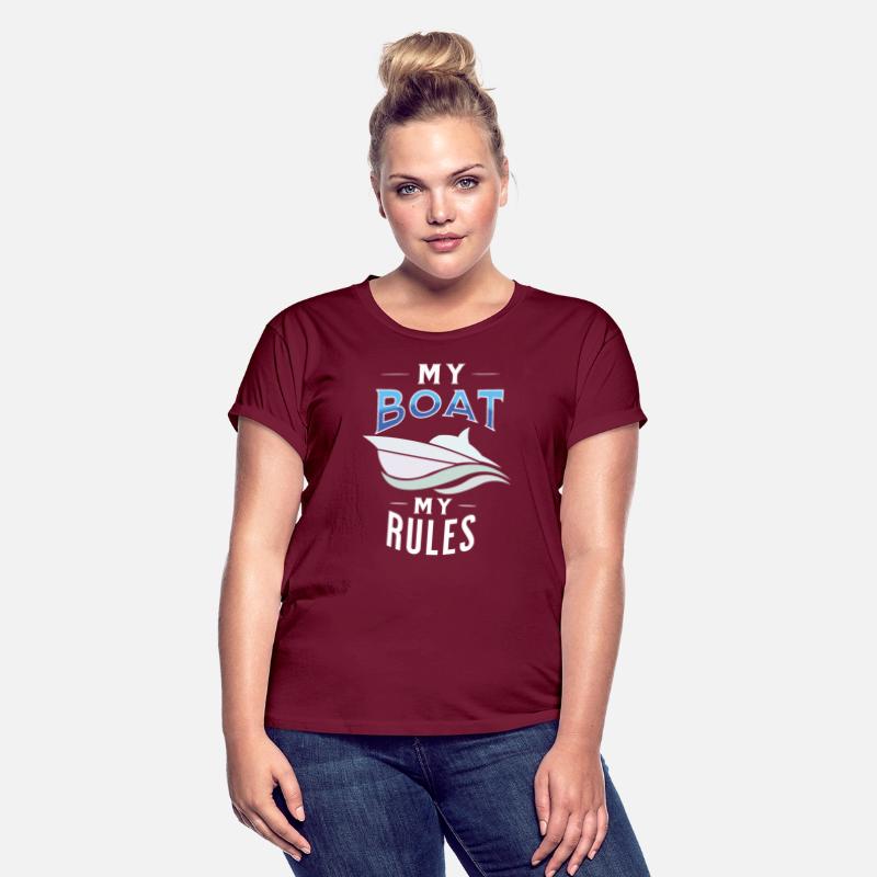 My boat my rules t-shirt for motorboat driver