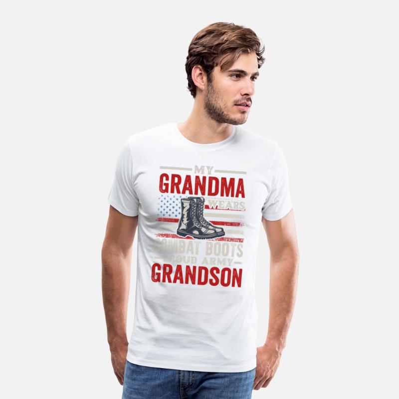 My Grandma Wears Combat Boots Proud Army Grandson