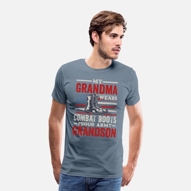 My Grandma Wears Combat Boots Proud Army Grandson