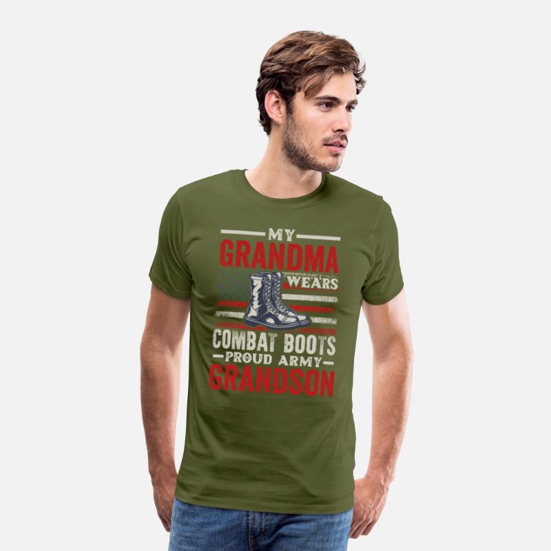 My Grandma Wears Combat Boots Proud Army Grandson