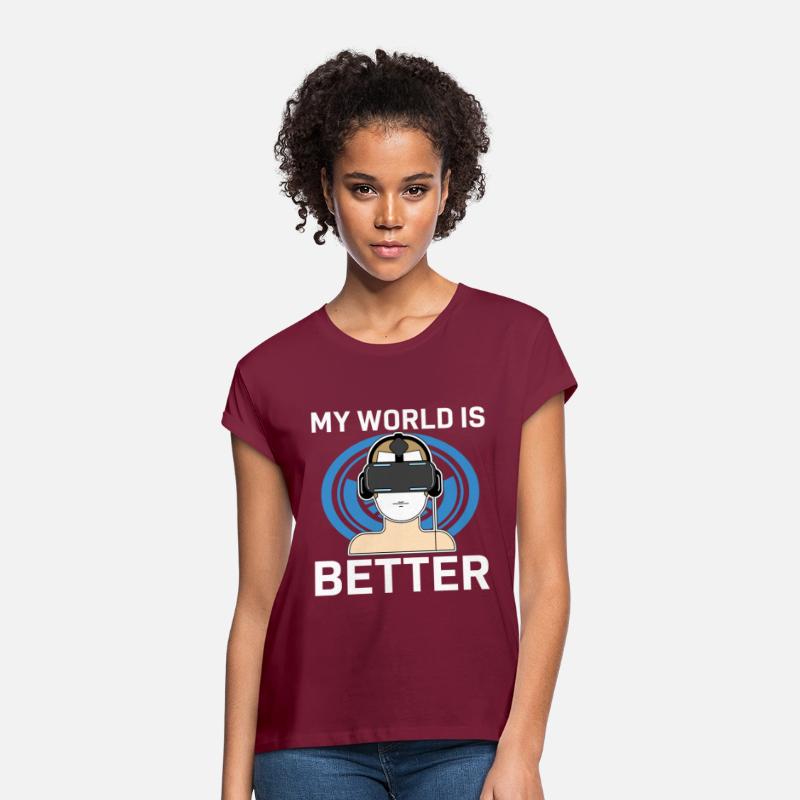 My World Is Better Virtual Reality Vr Lover Gamer