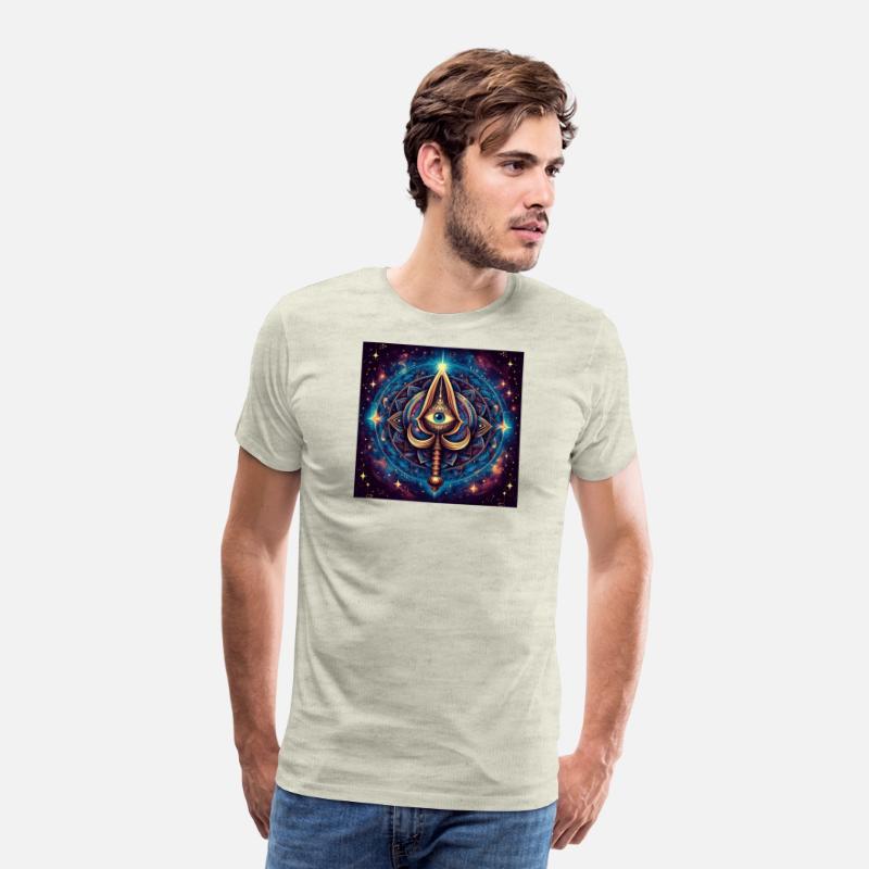 Mystic Eye and Sword Amulet Design