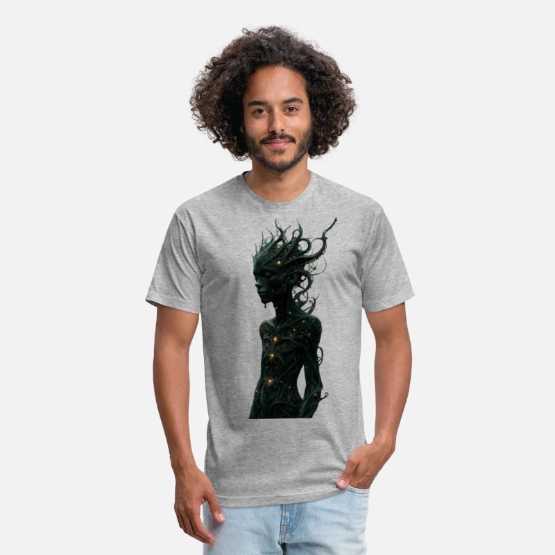 Mystical Forest Guardian with Glowing Tentacles