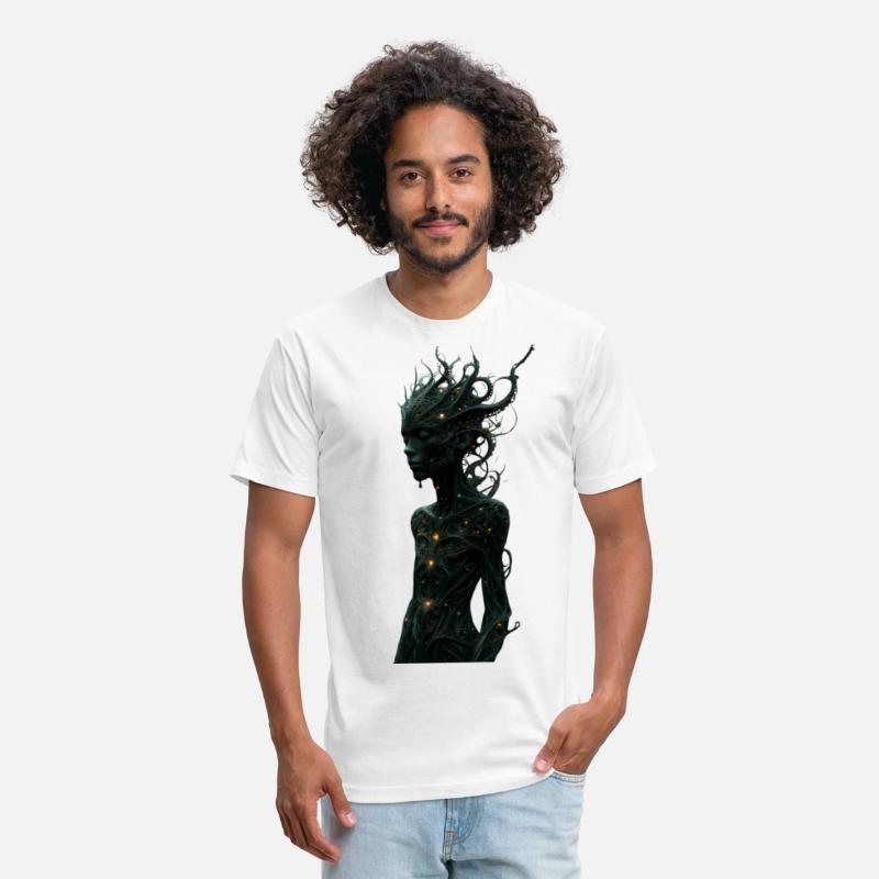 Mystical Forest Guardian with Glowing Tentacles