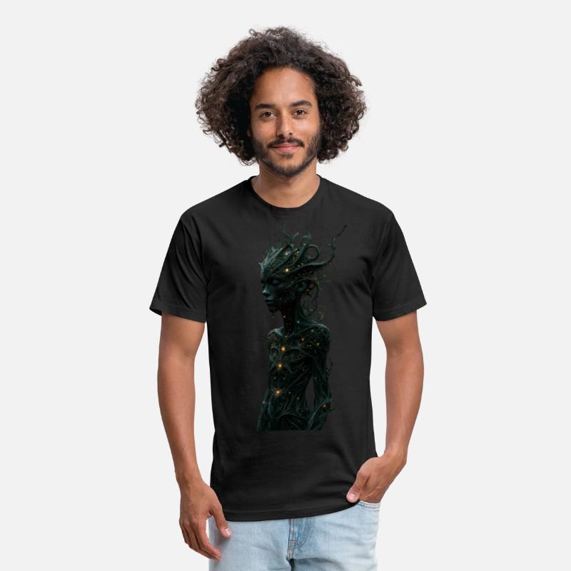 Mystical Forest Guardian with Glowing Tentacles