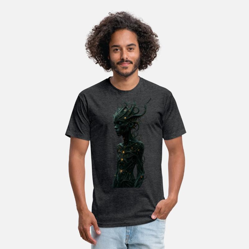 Mystical Forest Guardian with Glowing Tentacles