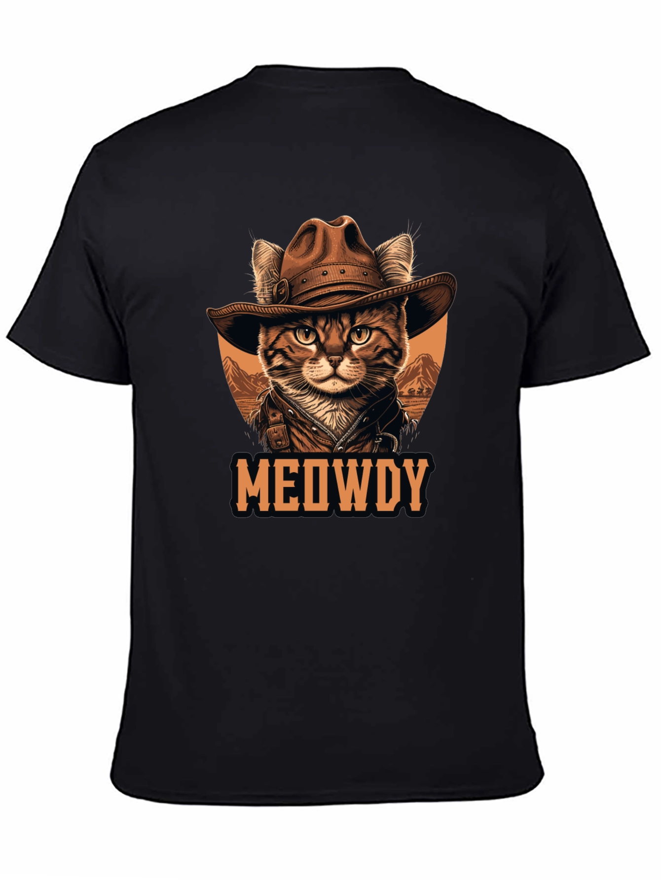 Meowdy Cat Cowboy T-Shirt