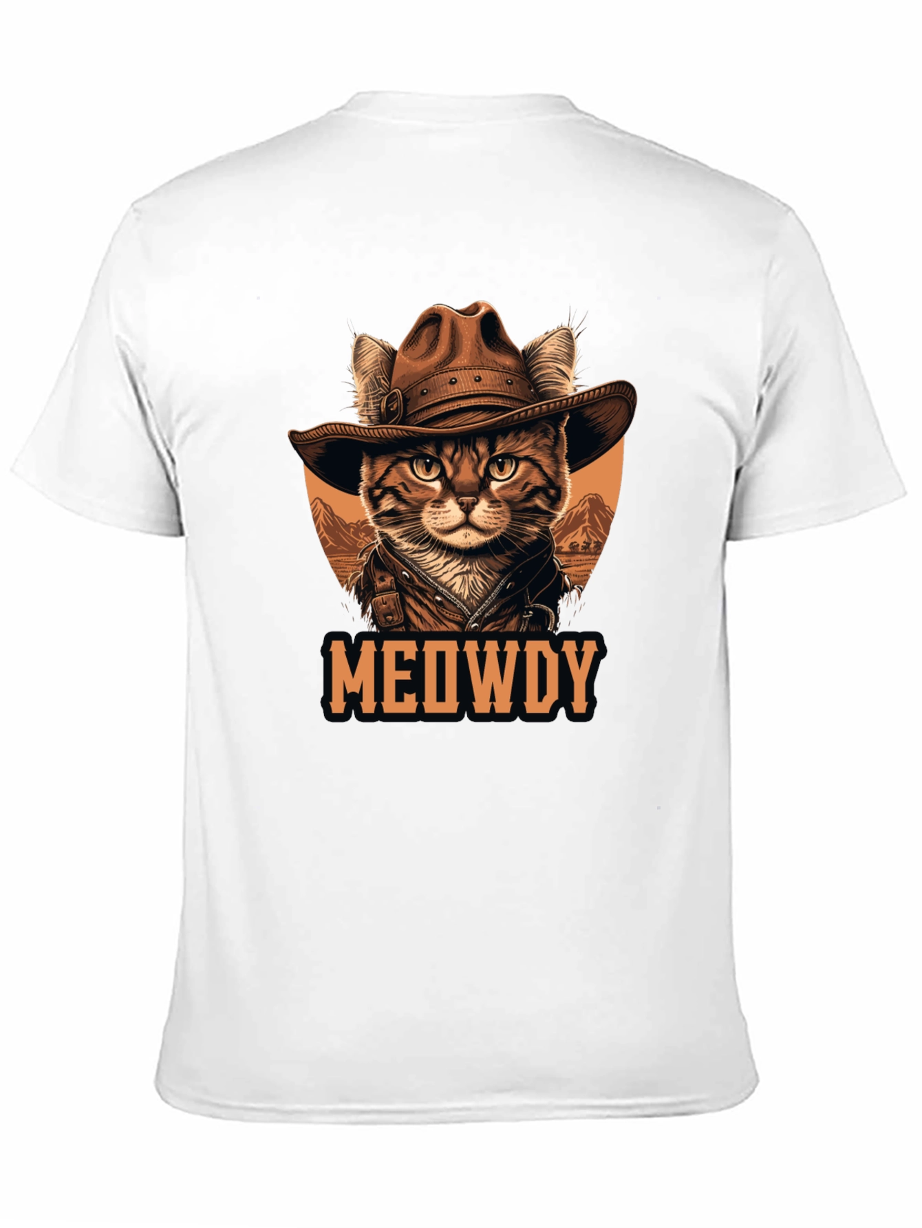 Meowdy Cat Cowboy T-Shirt