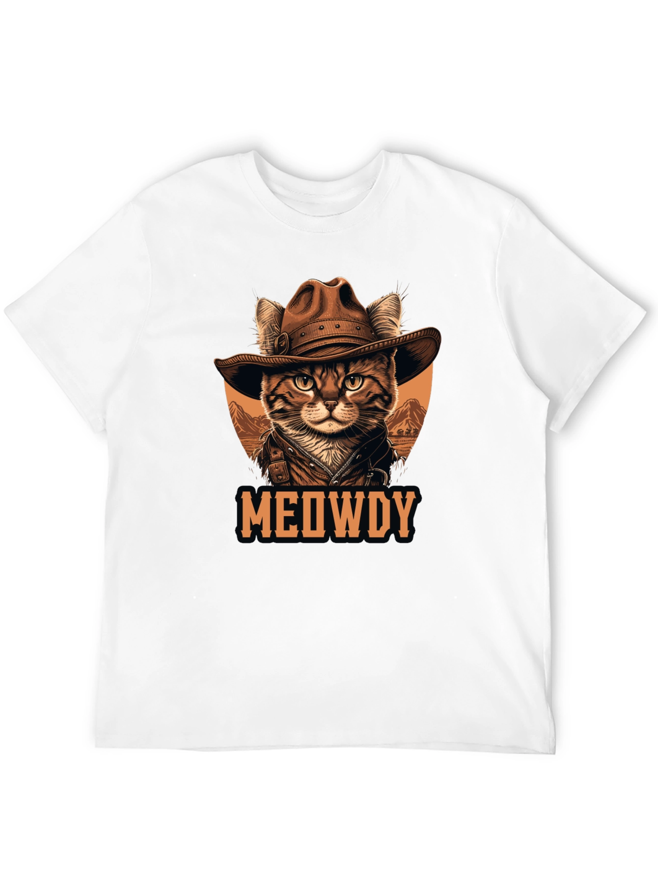 Meowdy Cat Cowboy T-Shirt