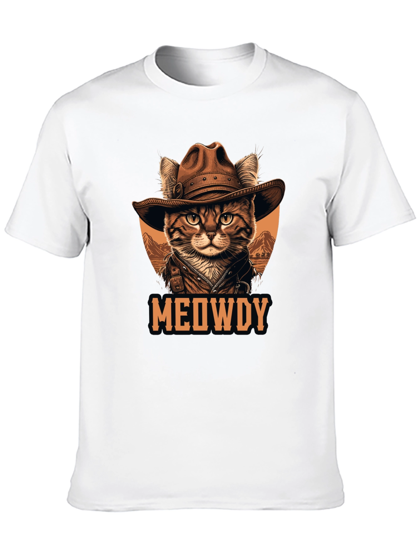 Meowdy Cat Cowboy T-Shirt