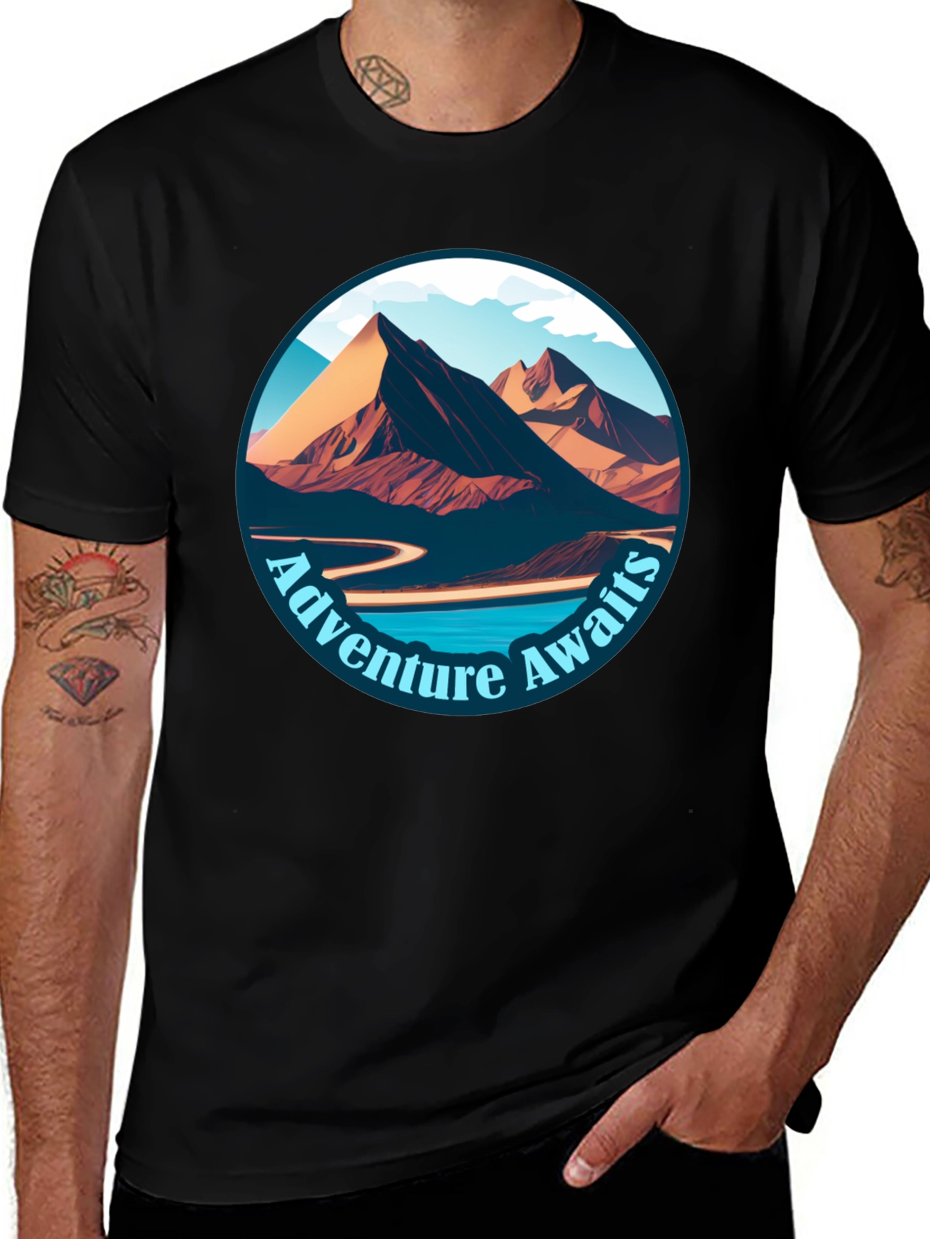 Adventure Awaits Graphic T-Shirt