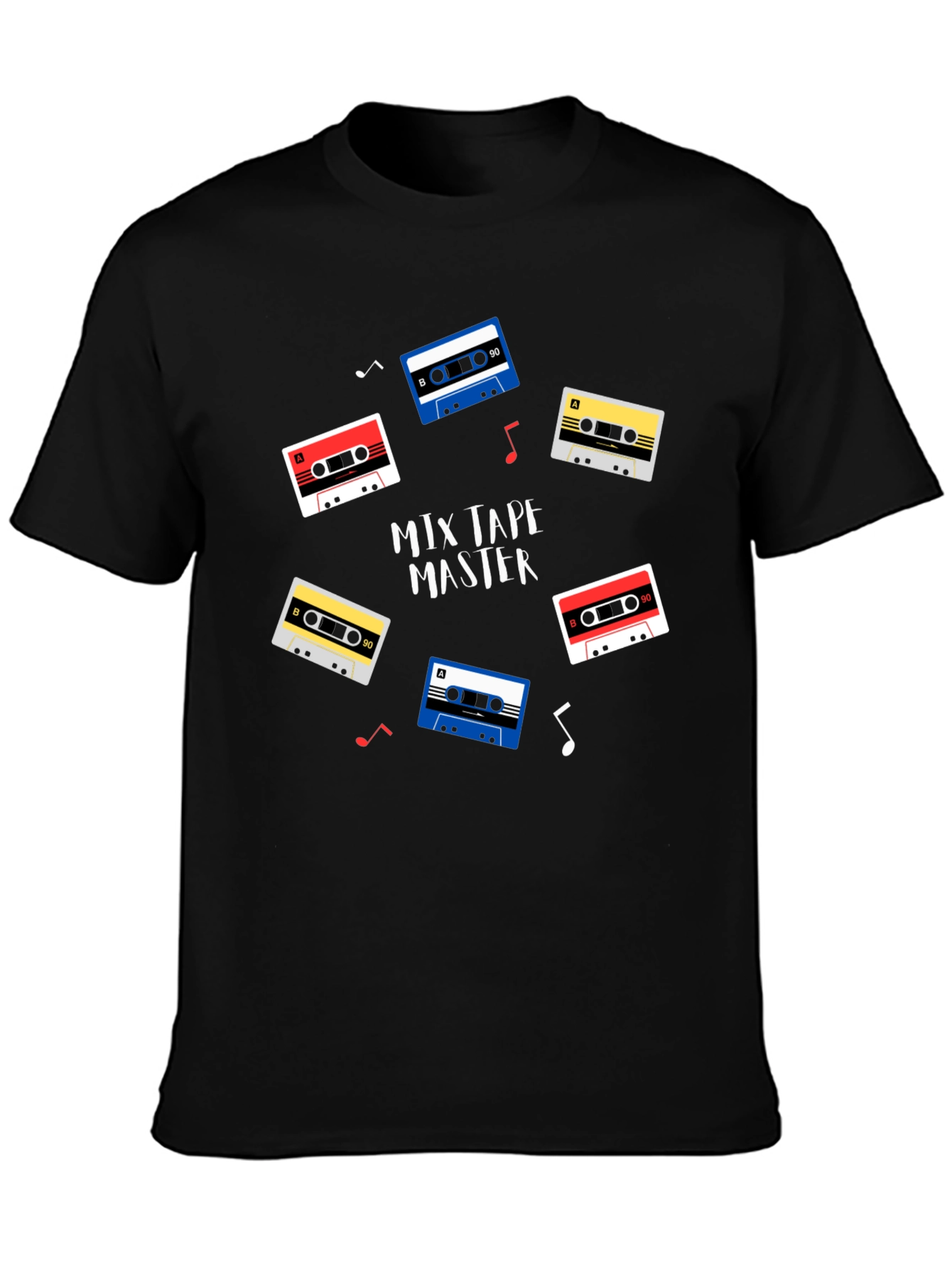 Mix Tape Master Graphic T-Shirt - Retro Music Tee