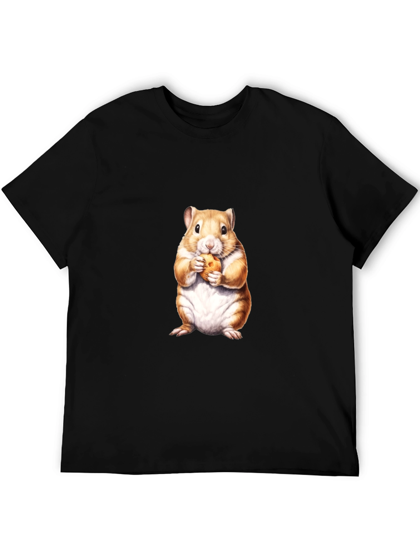 Hamster Eating Cookie Graphic Tee
