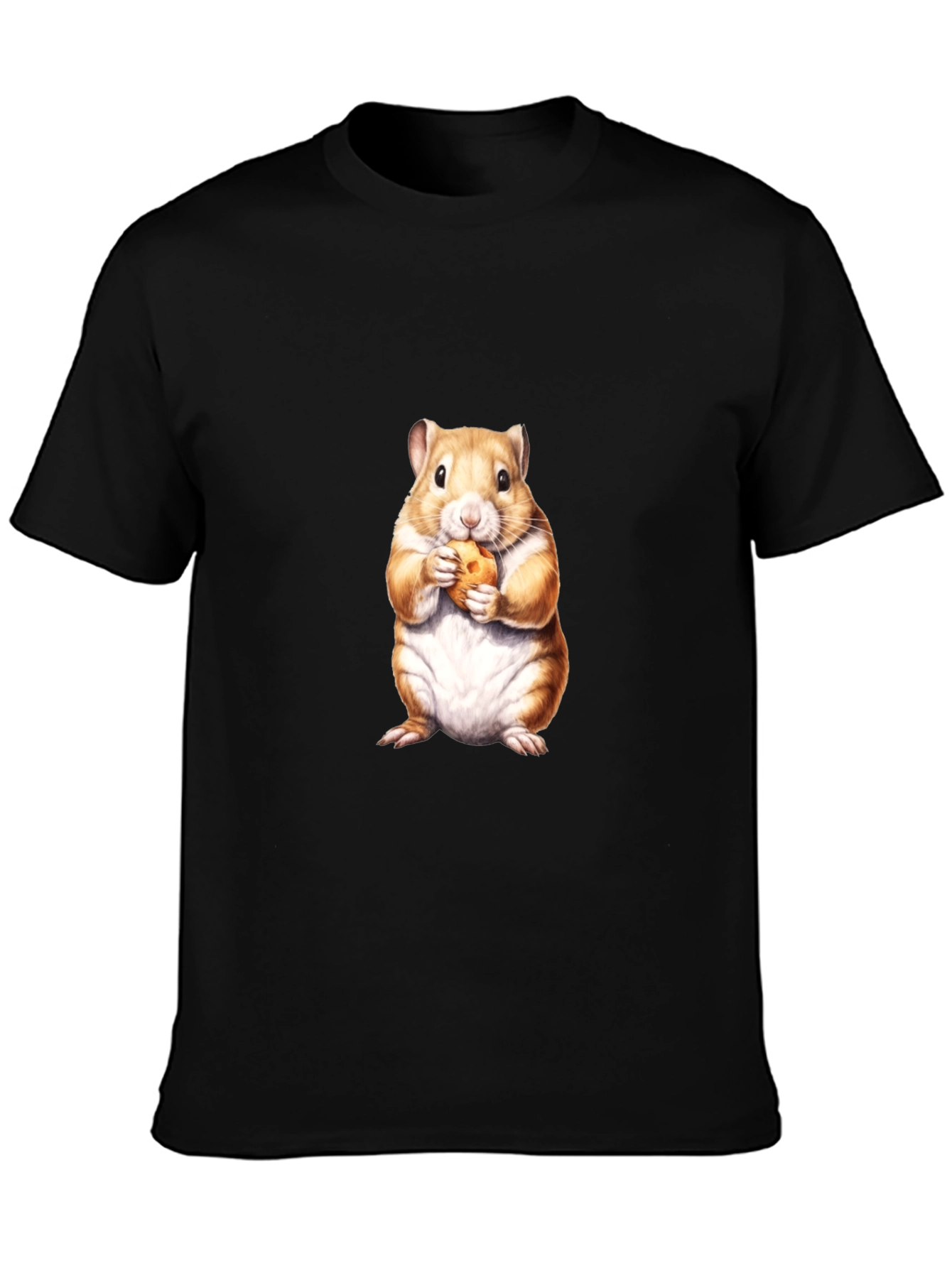 Hamster Eating Cookie Graphic Tee