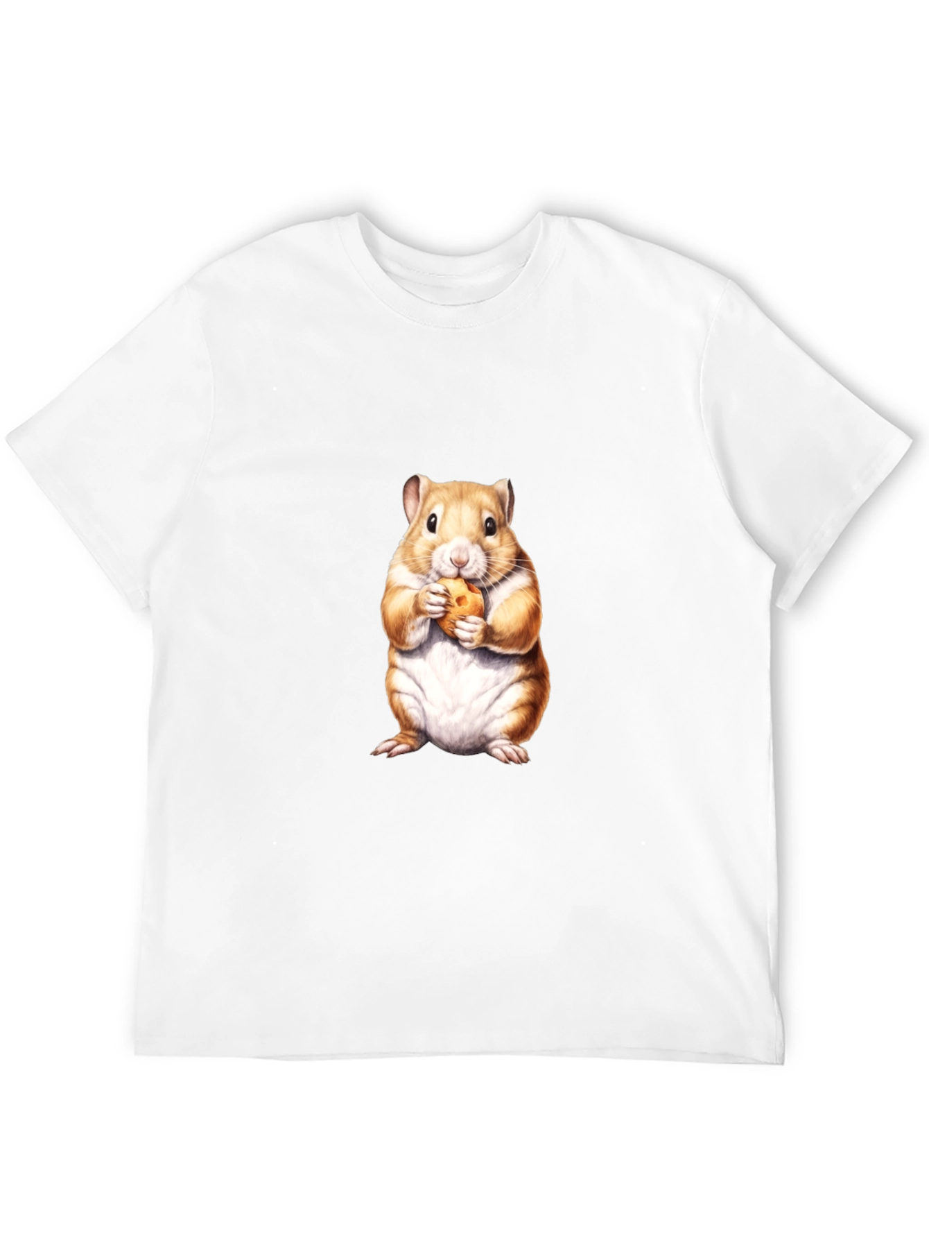 Hamster Eating Cookie Graphic Tee