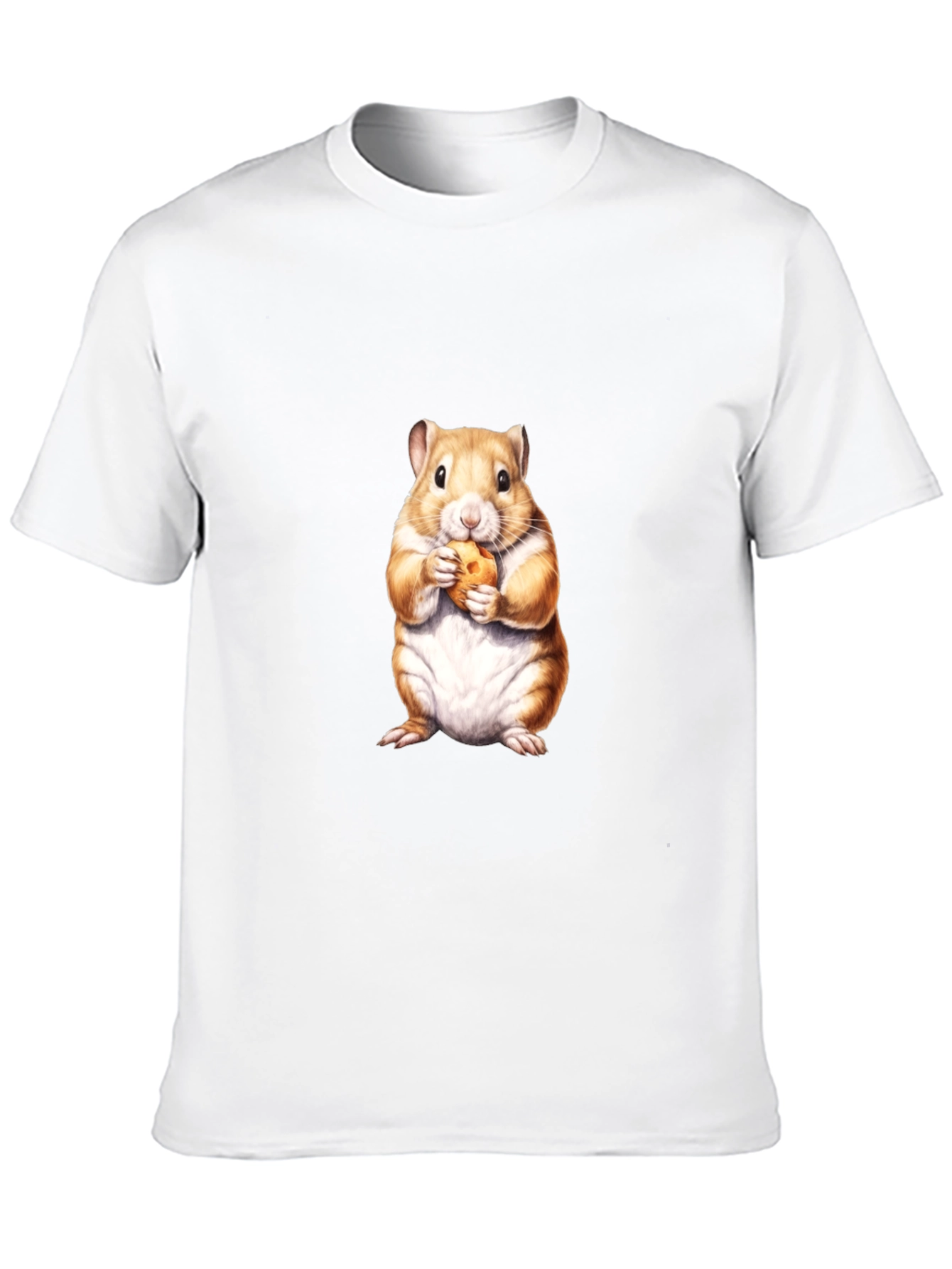 Hamster Eating Cookie Graphic Tee