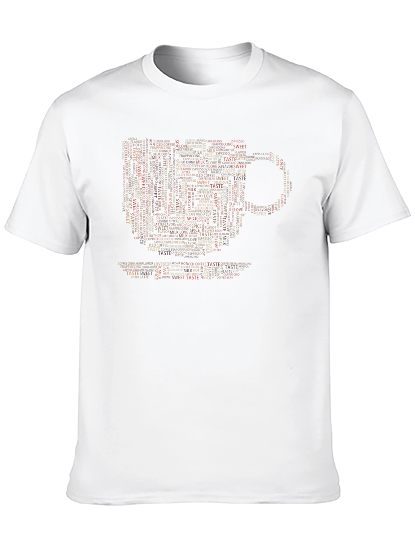 Coffee Lover Word Art Graphic T-Shirt