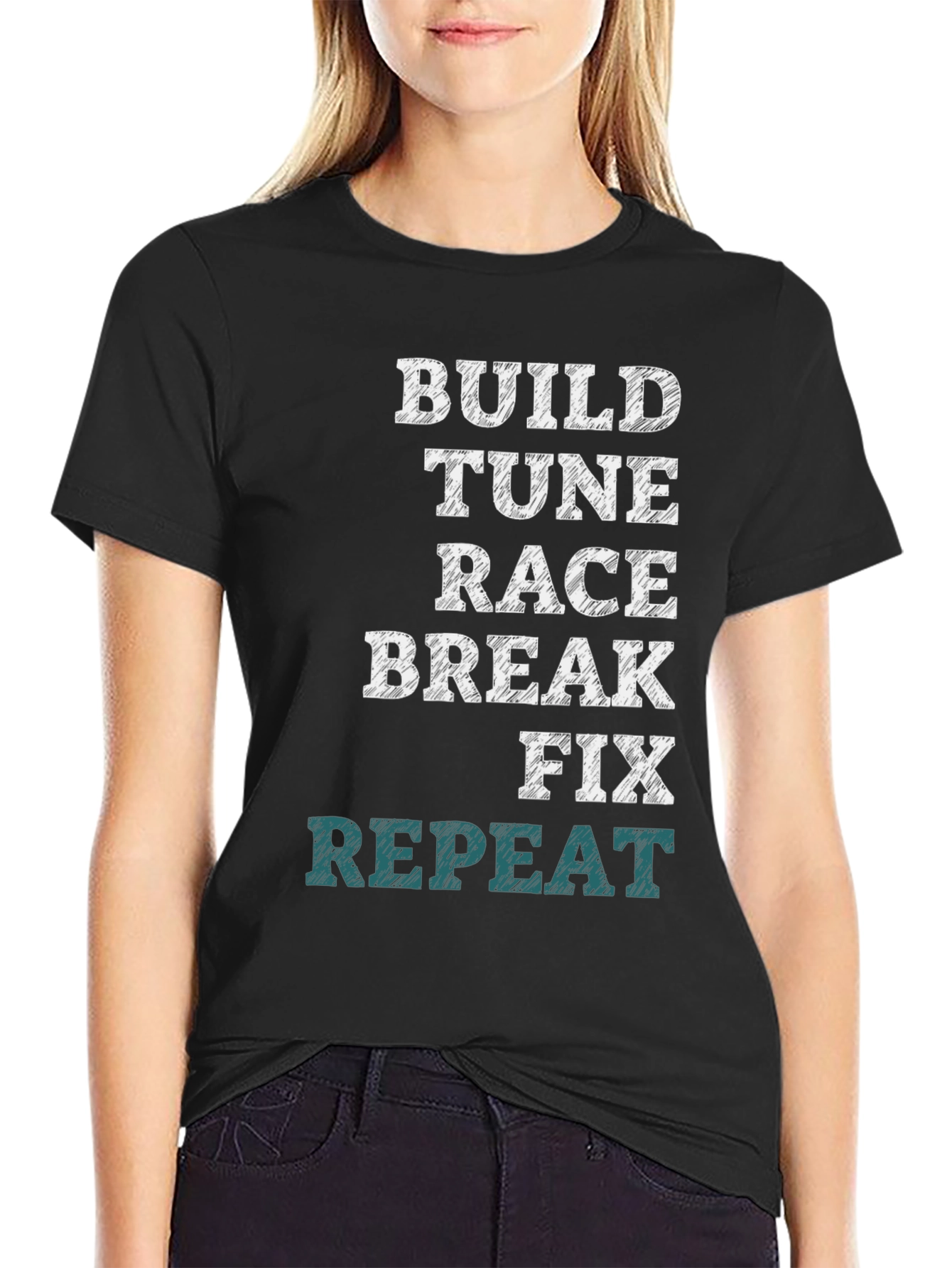 Build Tune Race Repeat T-Shirt