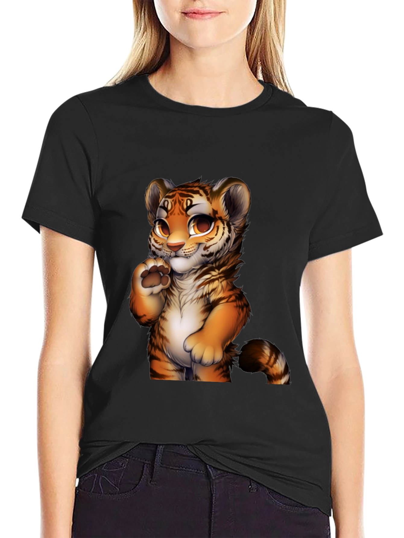 Cute Tiger Cub Graphic Tee