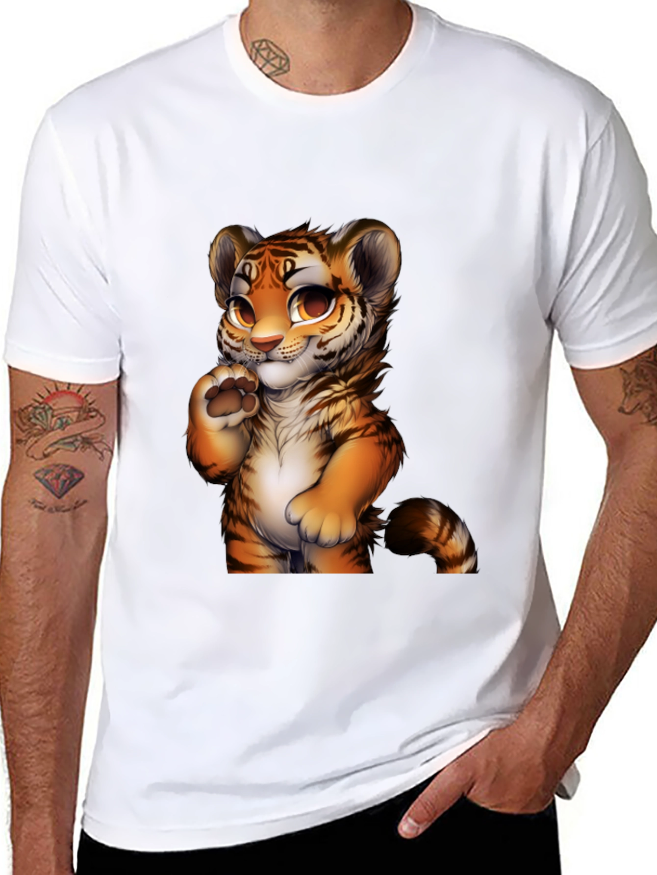 Cute Tiger Cub Graphic Tee