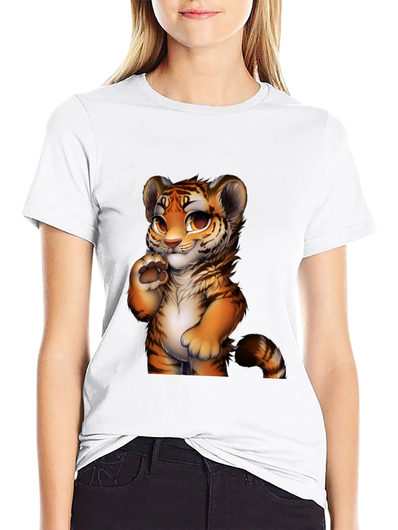 Cute Tiger Cub Graphic Tee