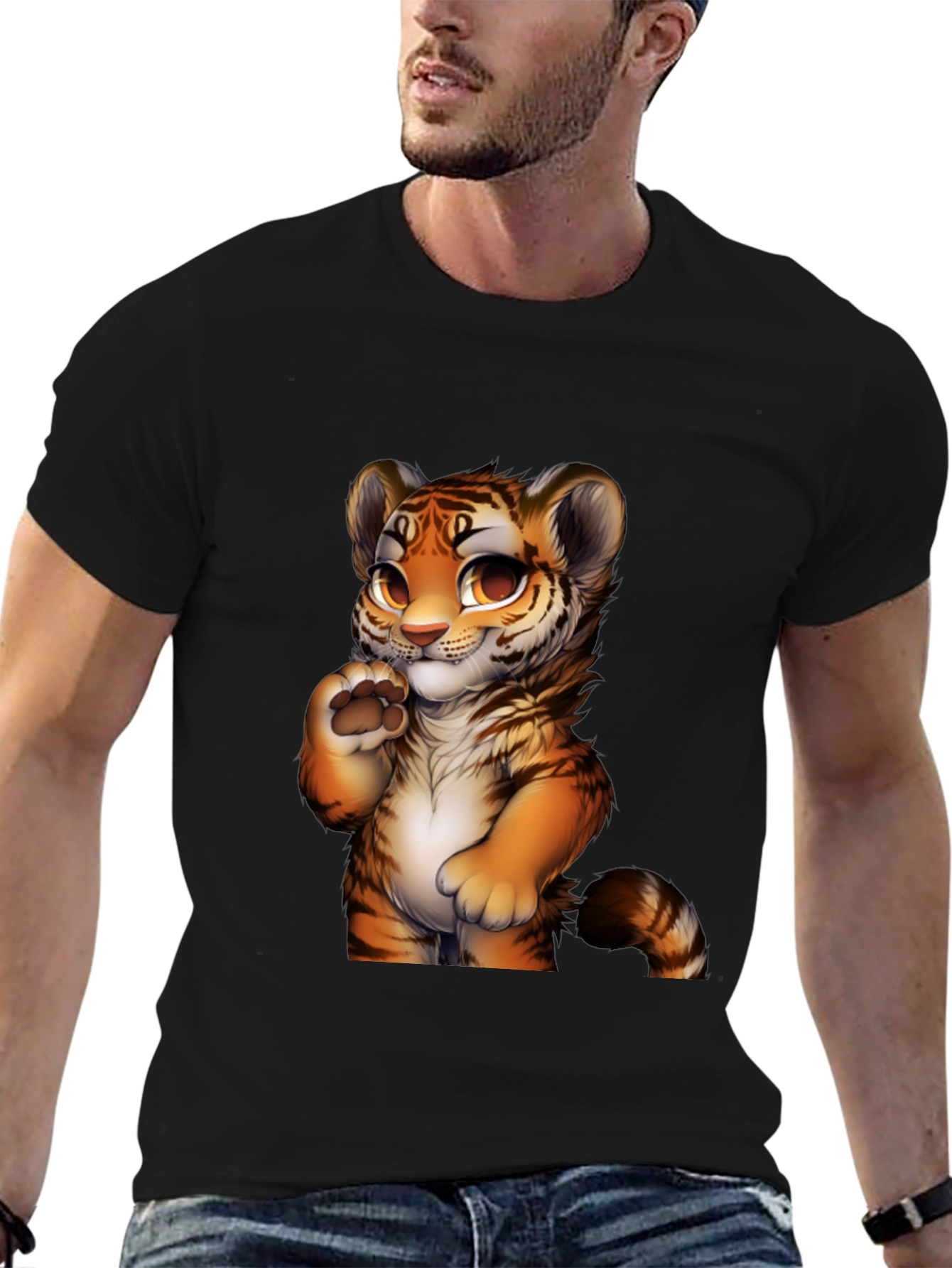 Cute Tiger Cub Graphic Tee