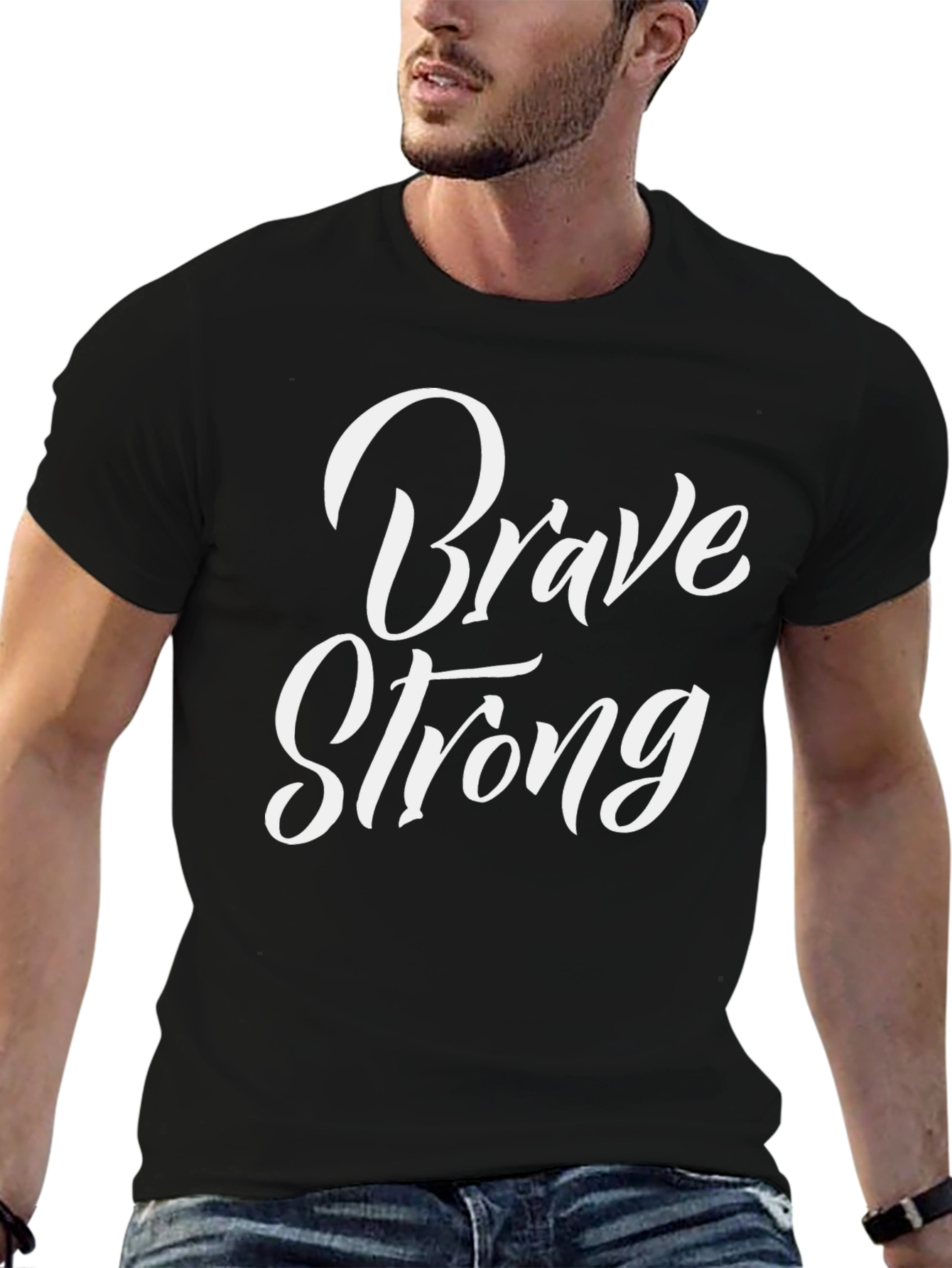 Brave Strong Graphic T-Shirt