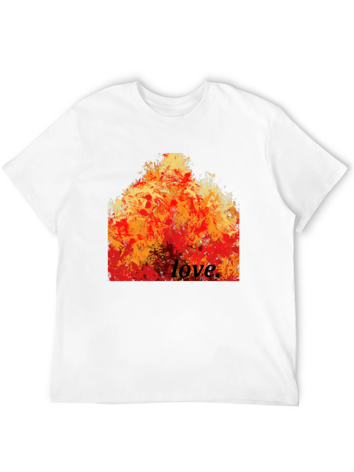 Fiery Love Graphic Tee - Bold Statement Shirt