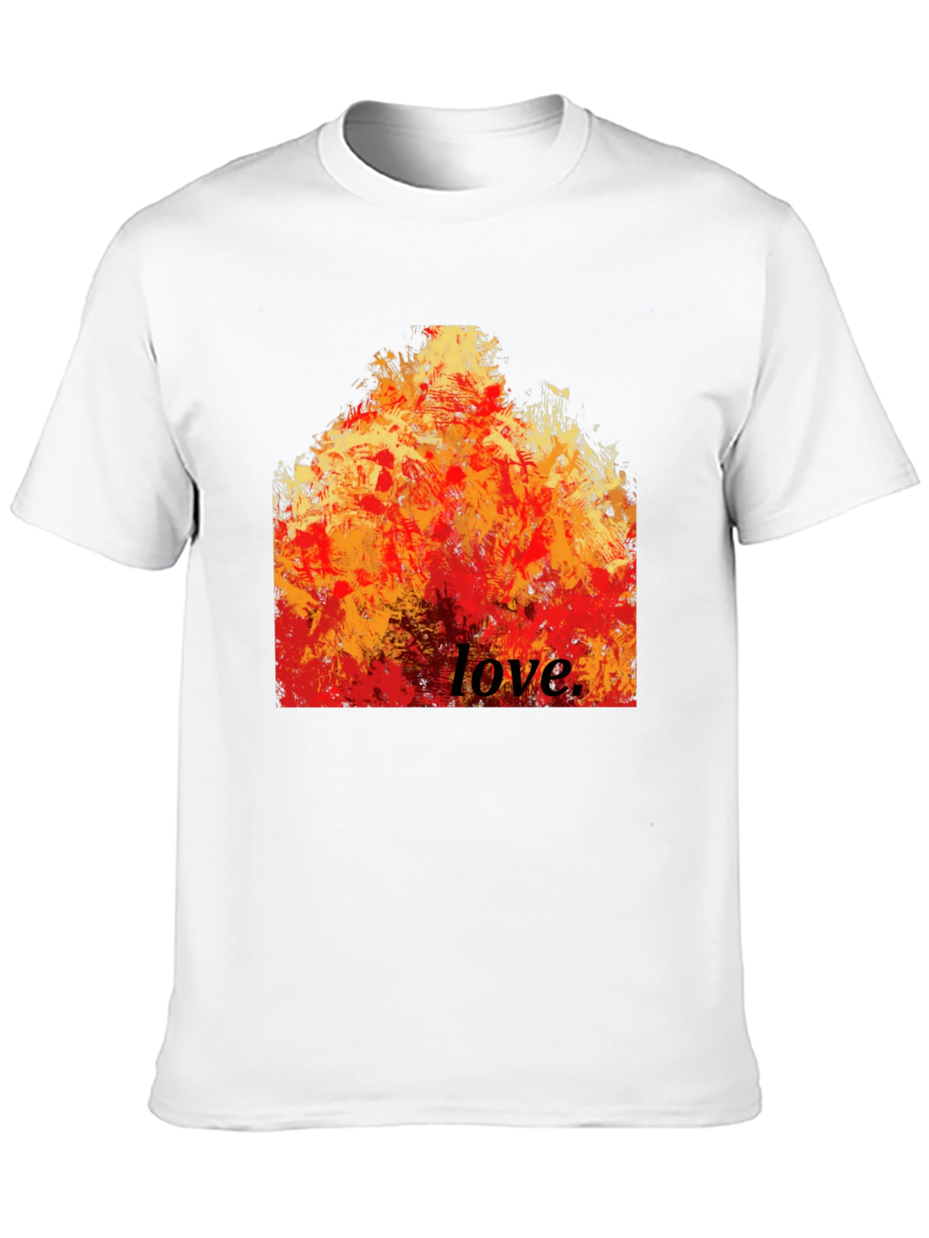 Fiery Love Graphic Tee - Bold Statement Shirt