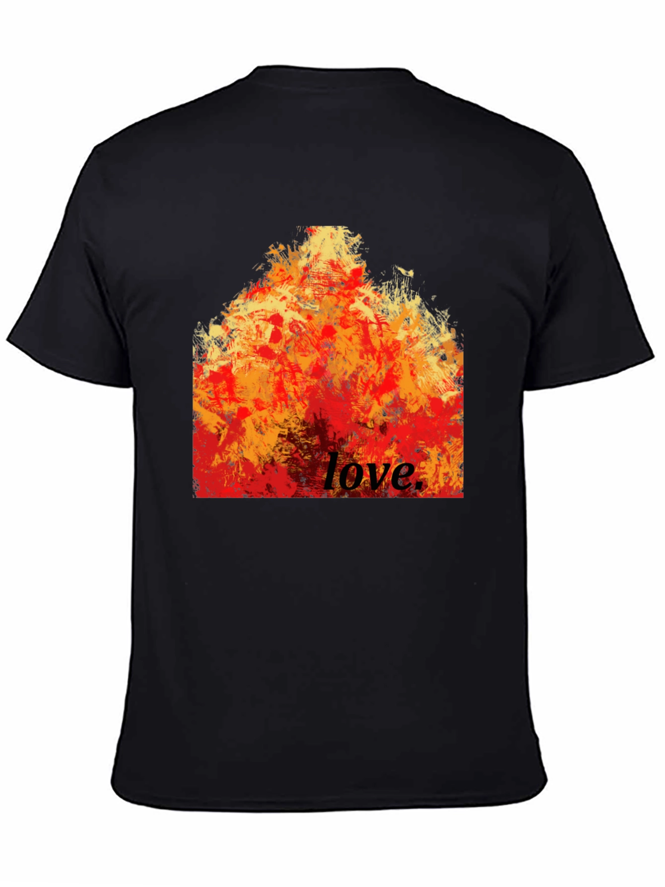 Fiery Love Graphic Tee - Bold Statement Shirt