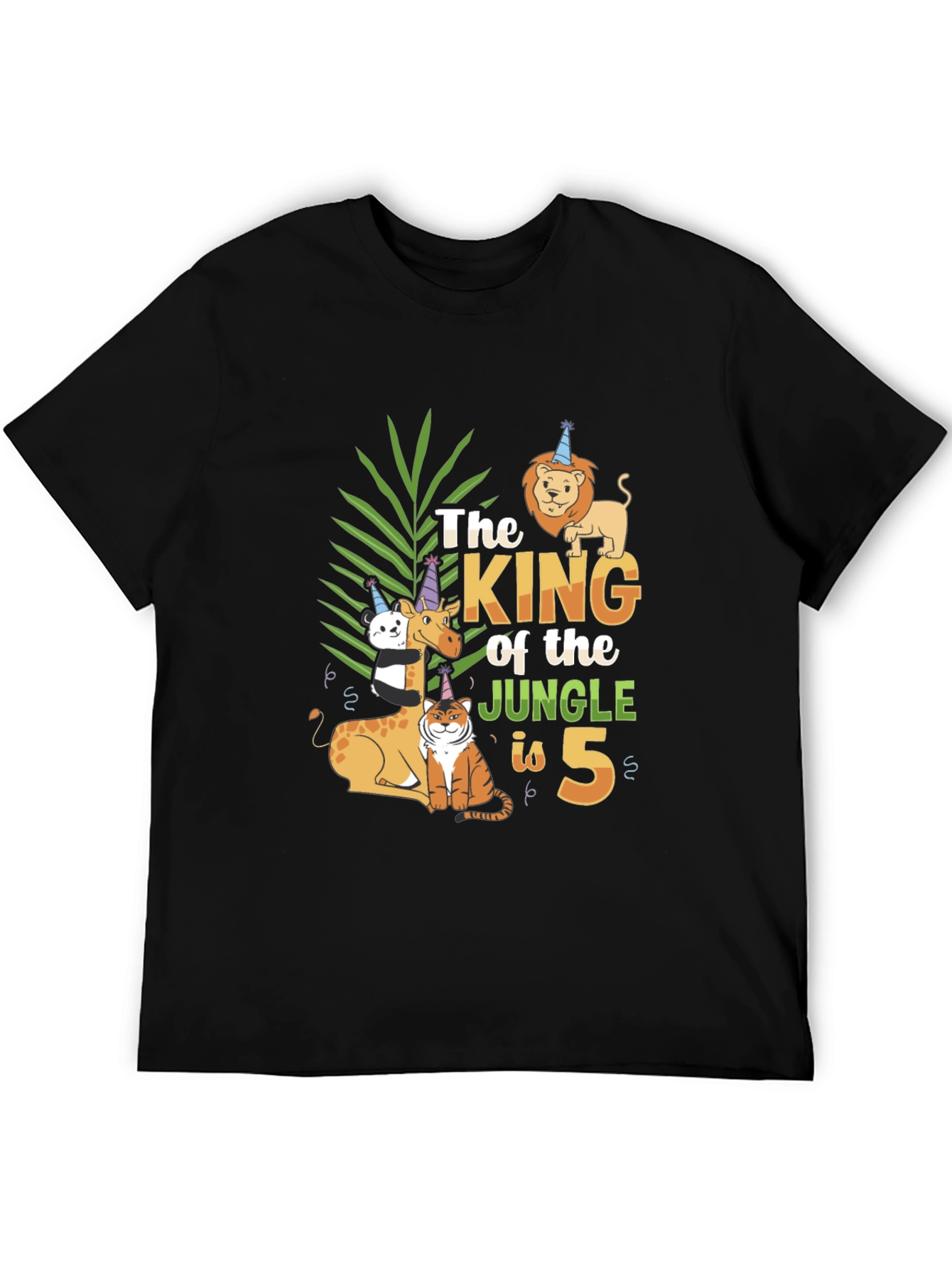 King of the Jungle 5th Birthday T-Shirt