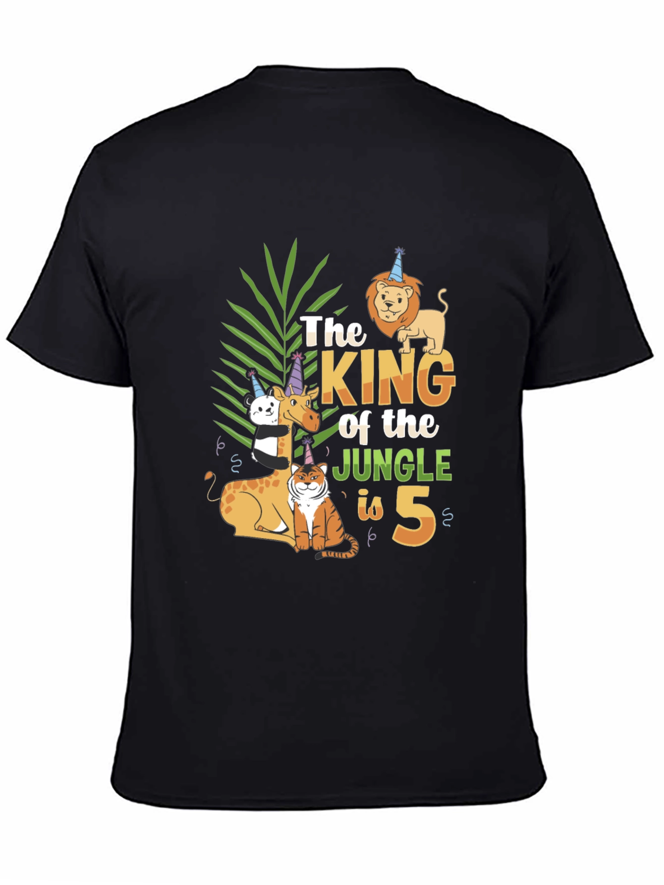 King of the Jungle 5th Birthday T-Shirt