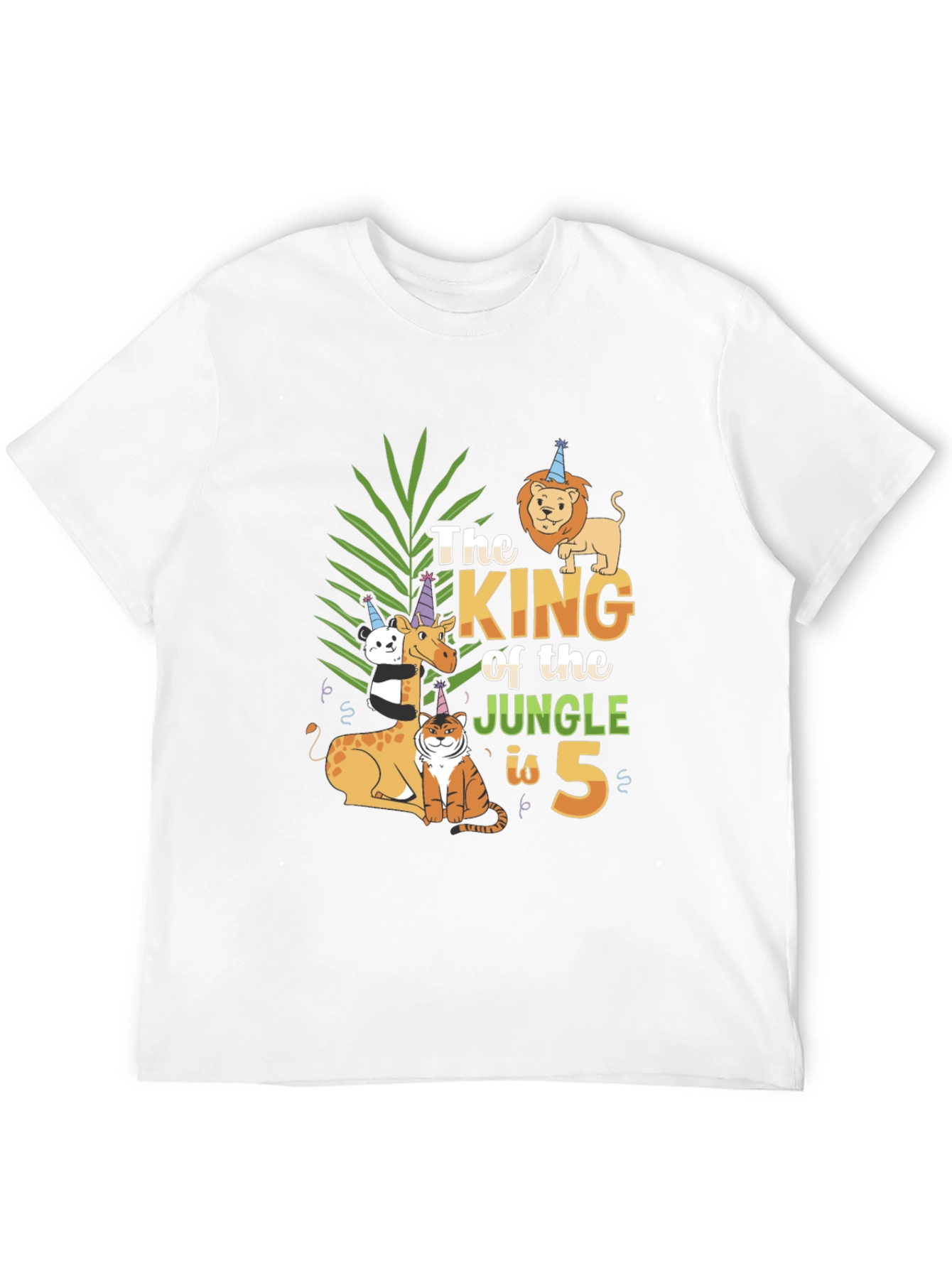 King of the Jungle 5th Birthday T-Shirt