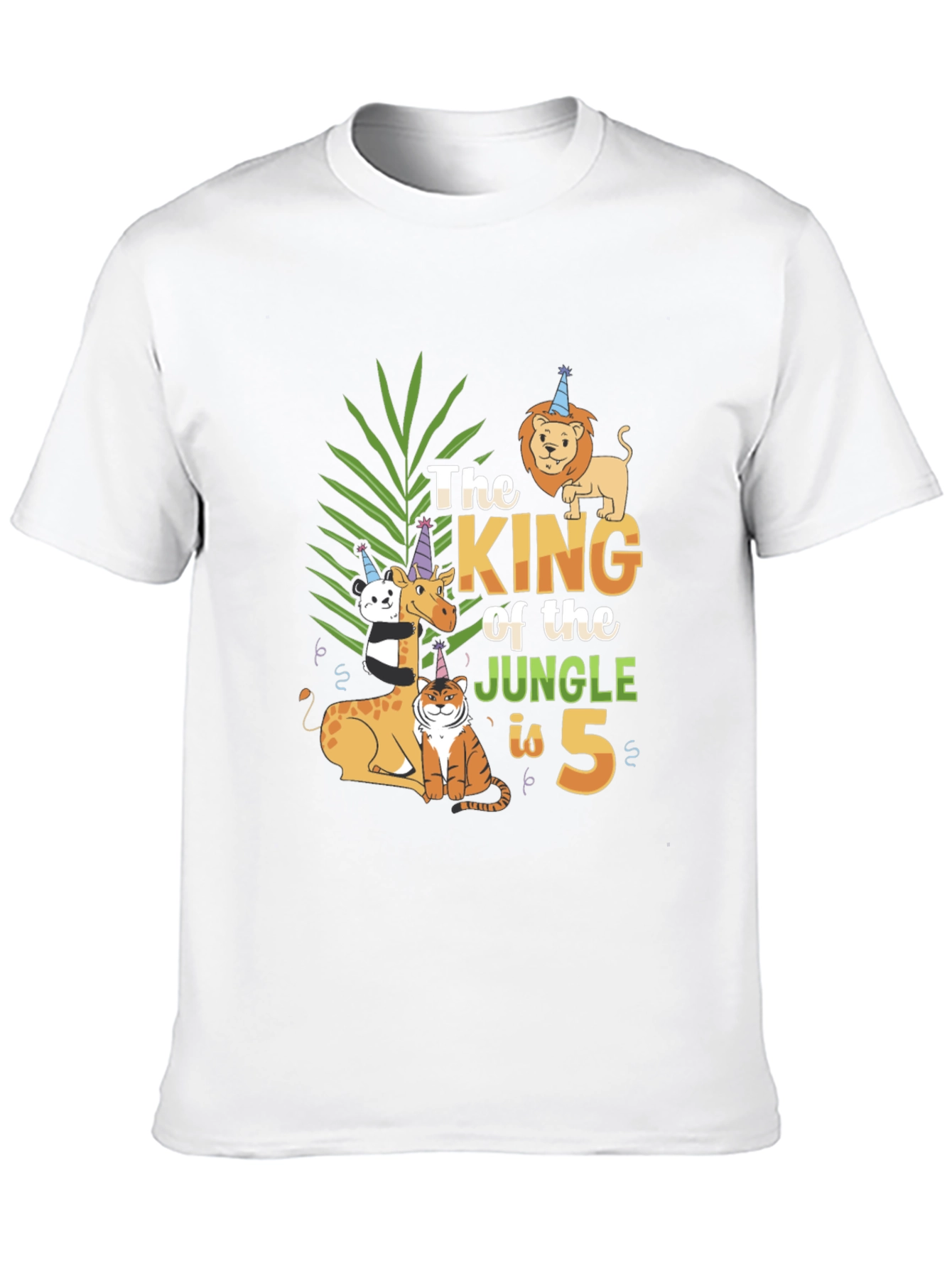 King of the Jungle 5th Birthday T-Shirt