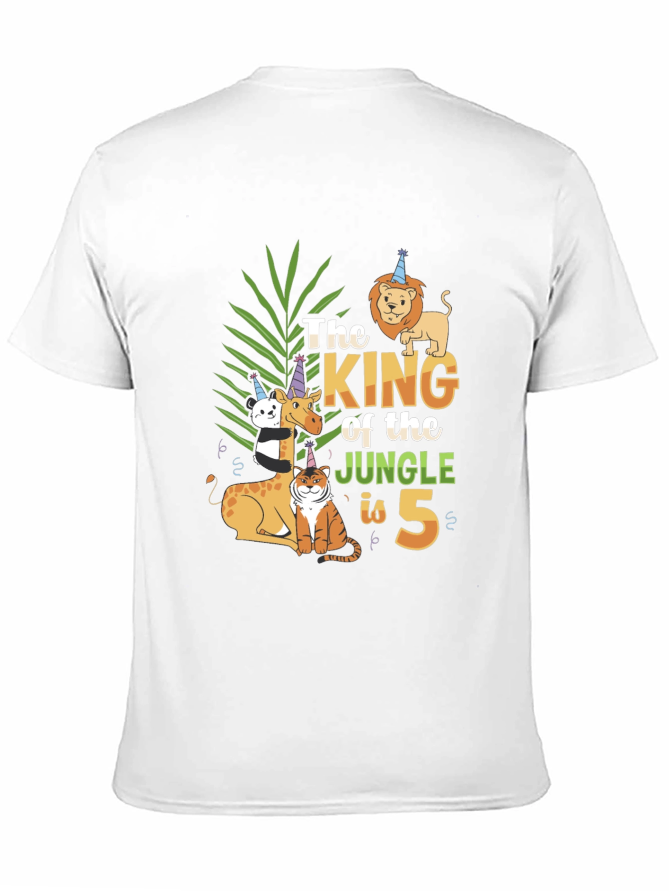 King of the Jungle 5th Birthday T-Shirt