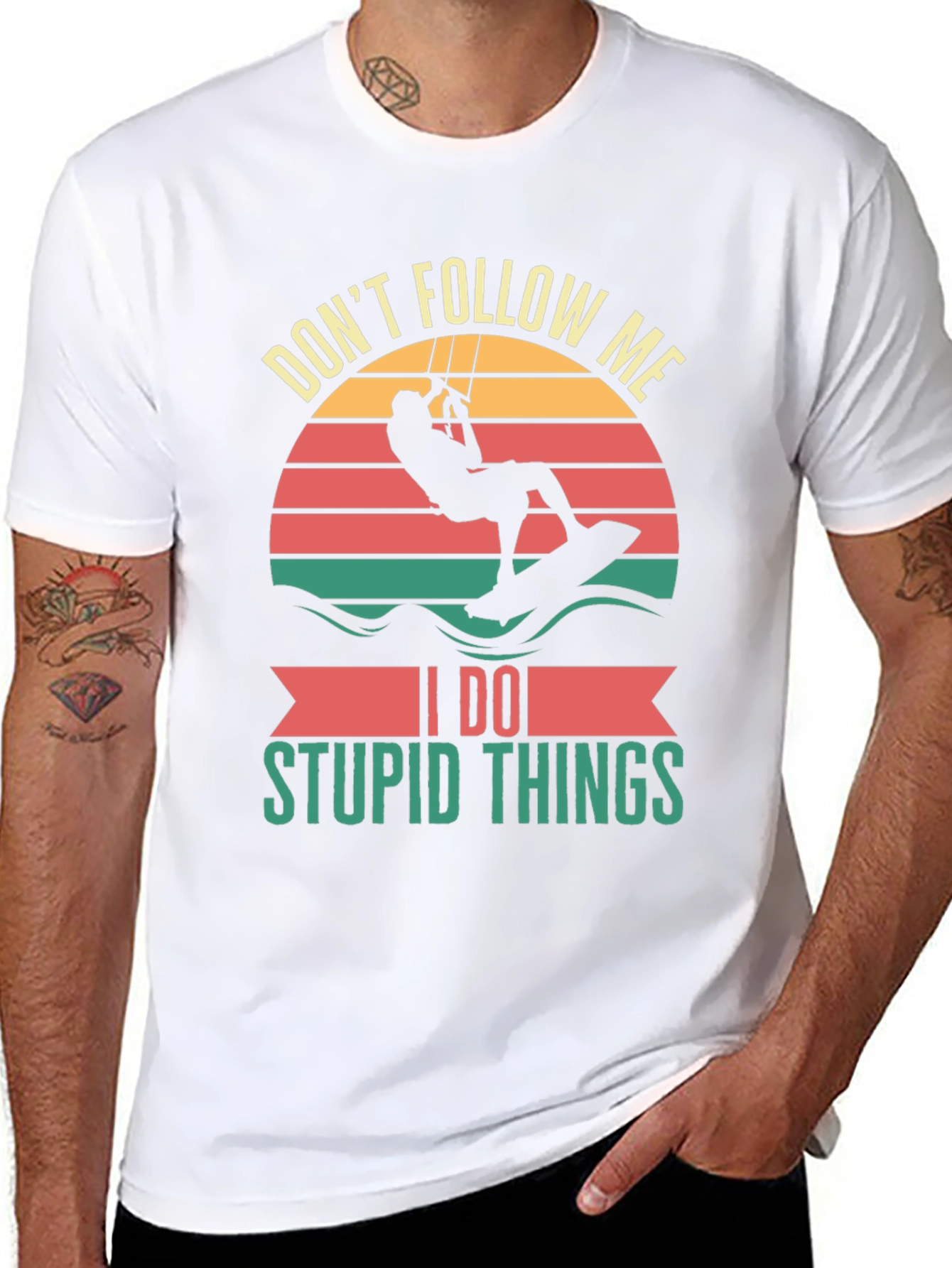 Dont Follow Me Tee - Kiteboarding Graphic T-Shirt