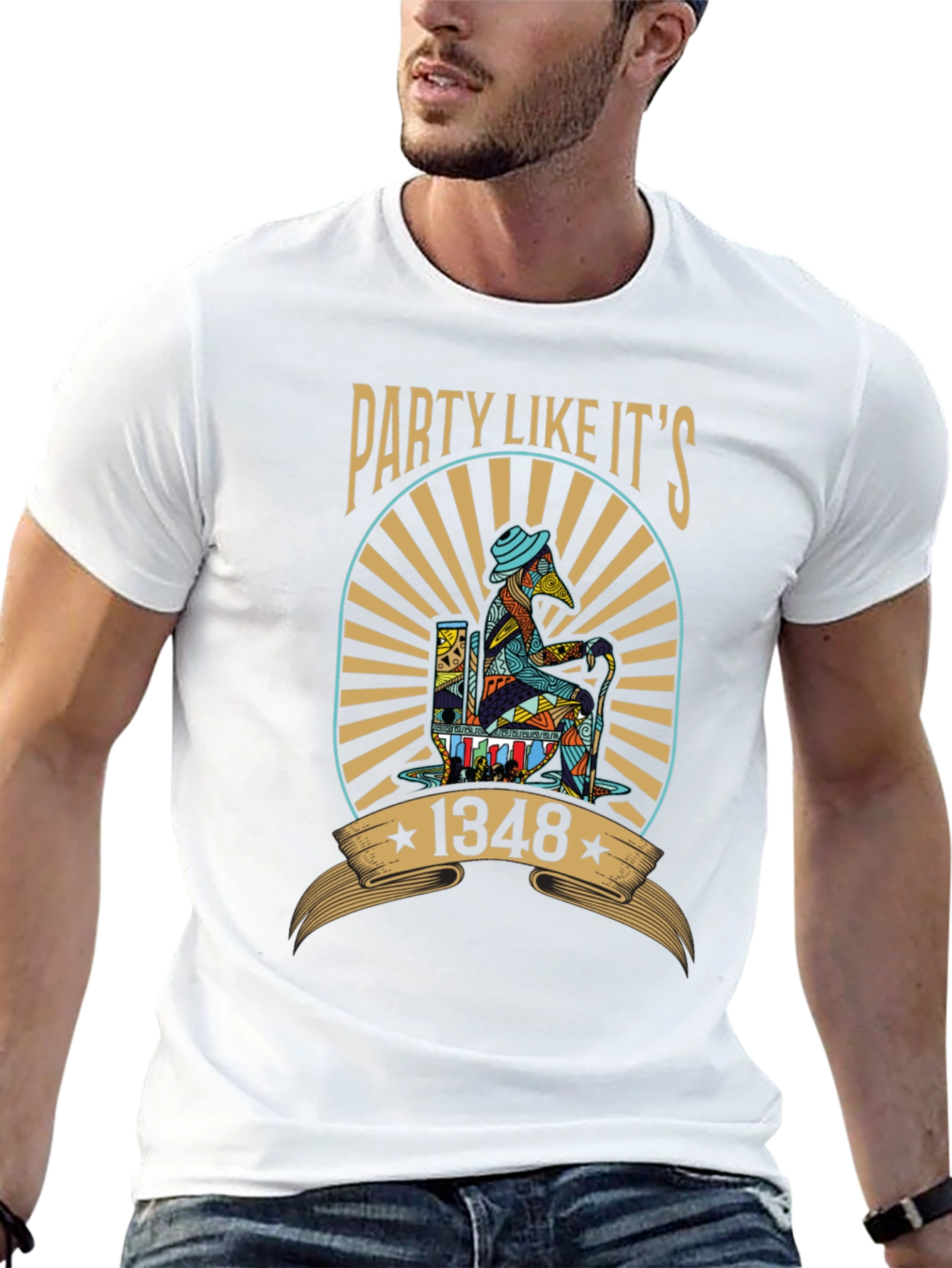 Party Like Its 1348 T-Shirt Black