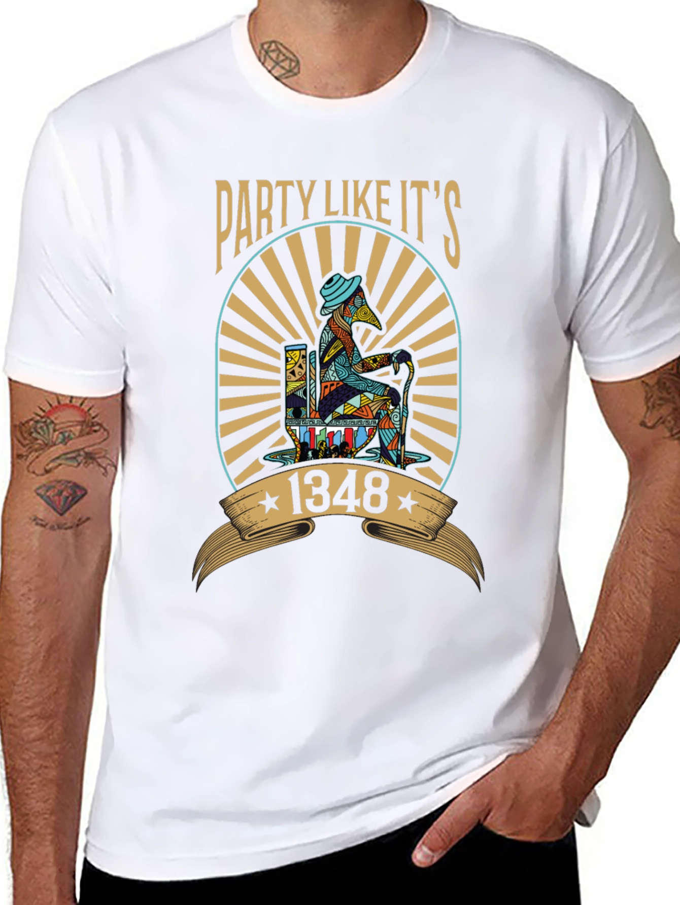 Party Like Its 1348 T-Shirt Black