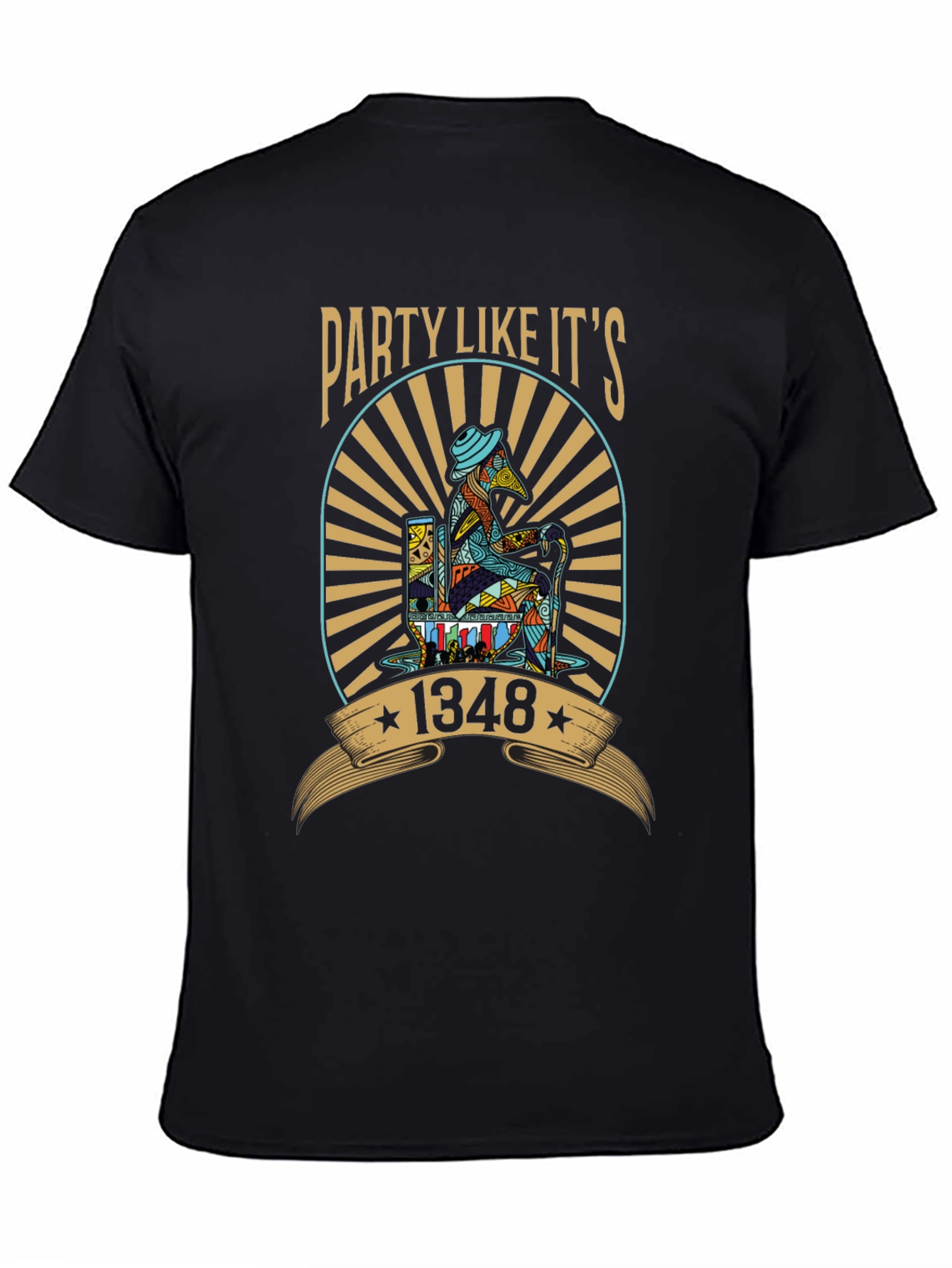 Party Like Its 1348 T-Shirt Black