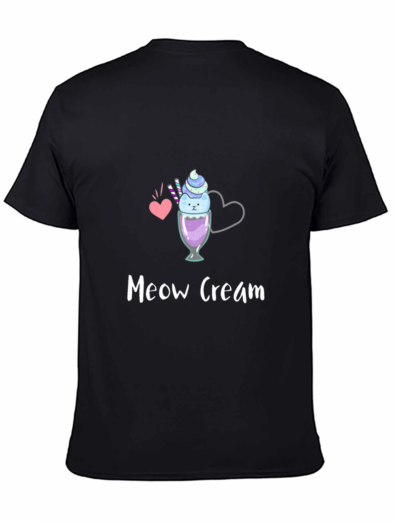 Meow Cream Graphic Tee