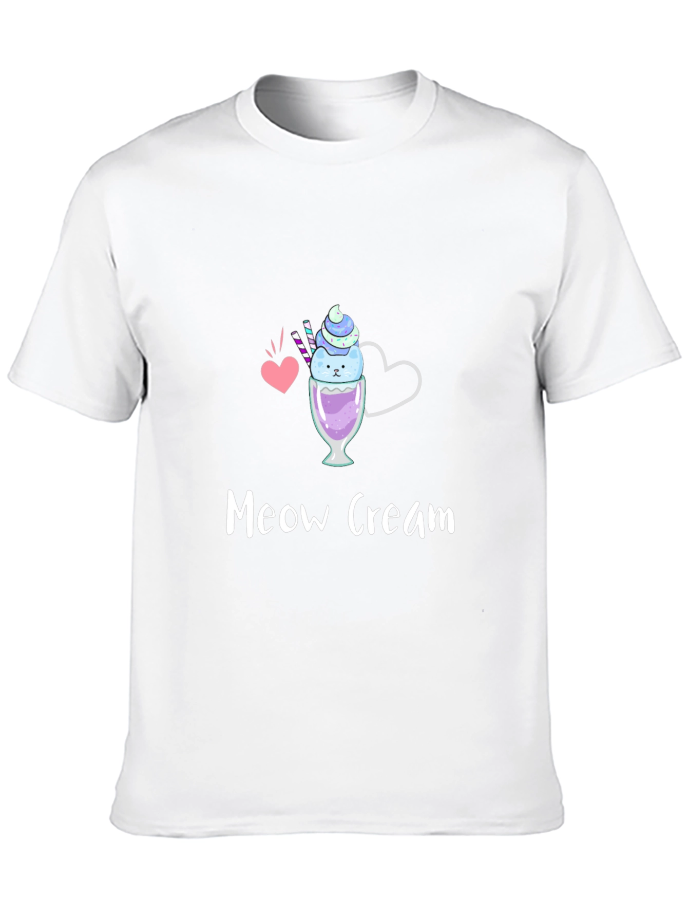 Meow Cream Graphic Tee