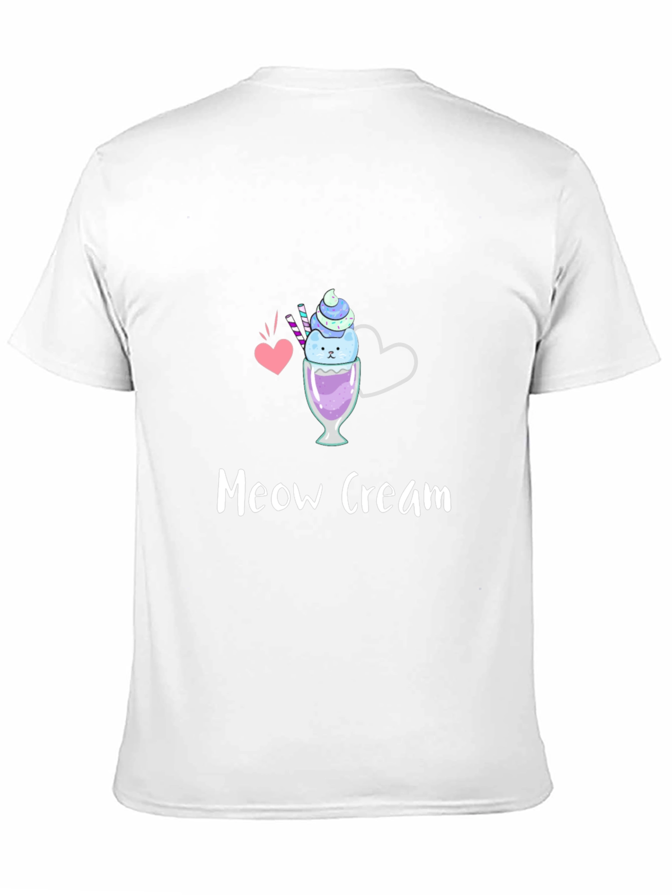 Meow Cream Graphic Tee