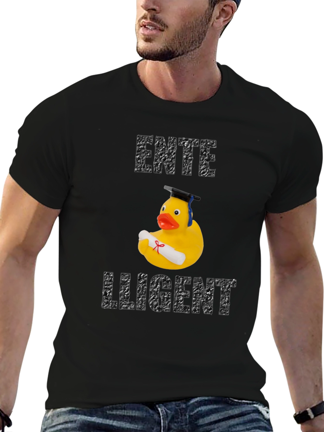 Ente Lligent Rubber Duck Graduation T-Shirt