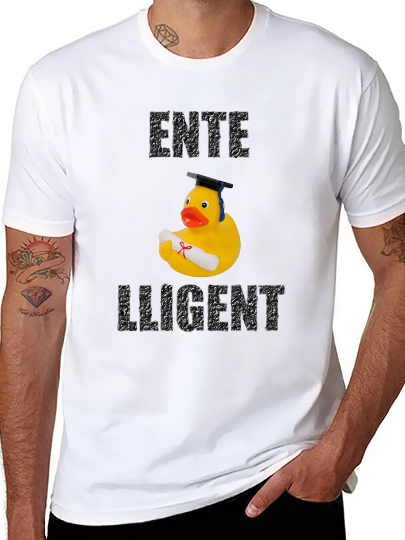 Ente Lligent Rubber Duck Graduation T-Shirt