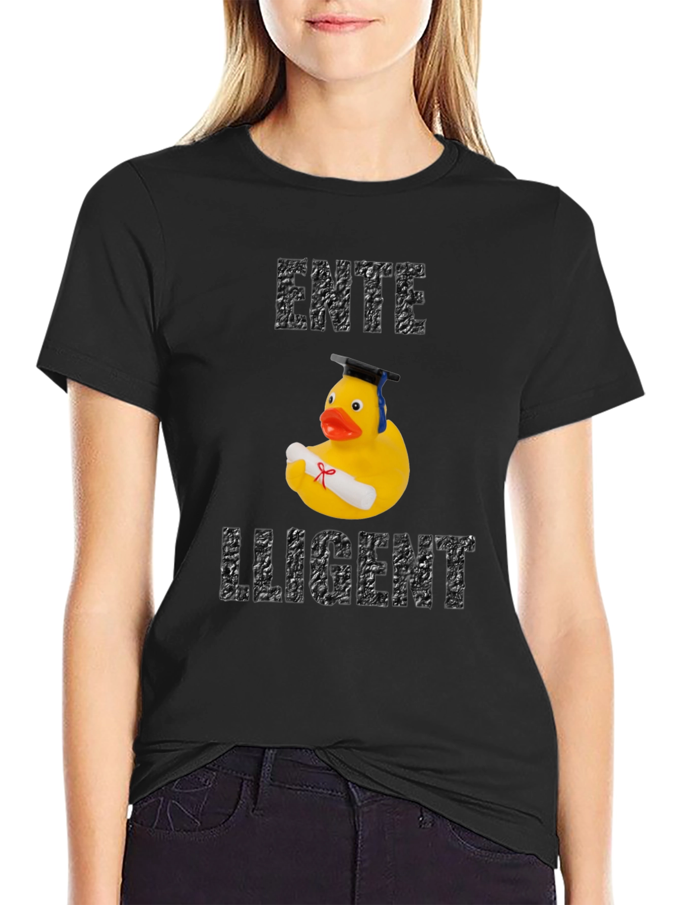 Ente Lligent Rubber Duck Graduation T-Shirt