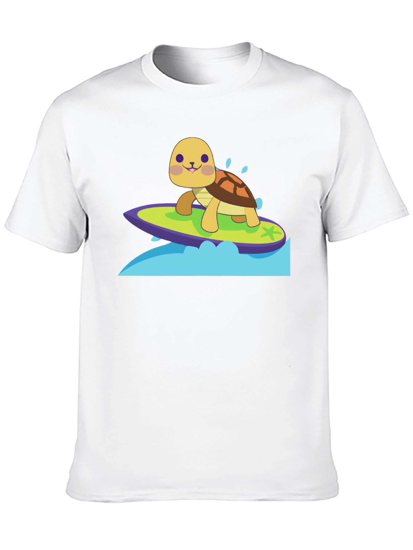 Surfing Turtle Graphic Tee - Fun & Unique Design