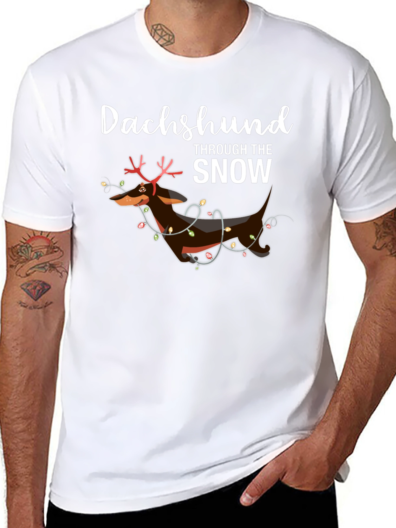 Dachshund Through the Snow T-Shirt