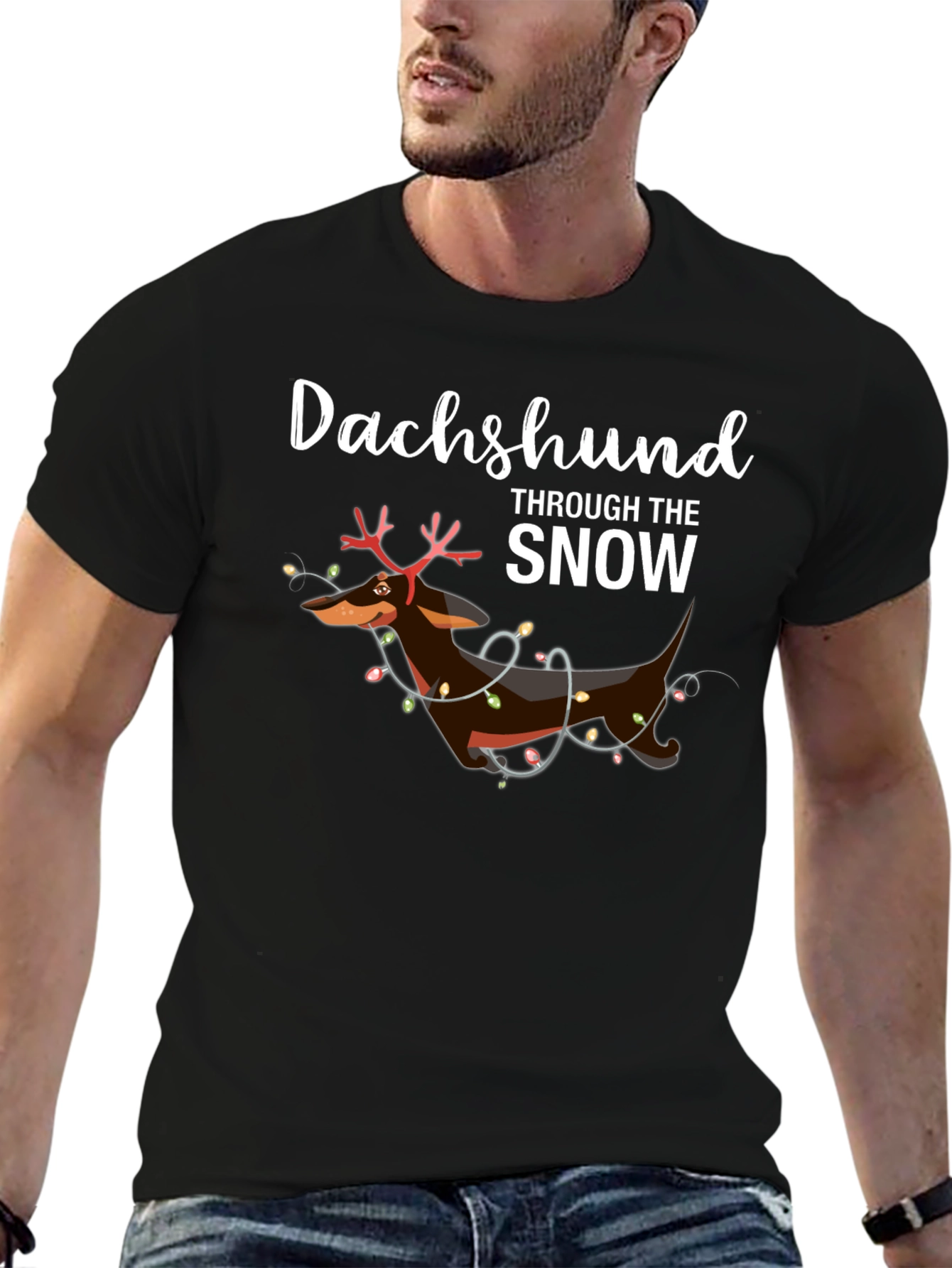 Dachshund Through the Snow T-Shirt