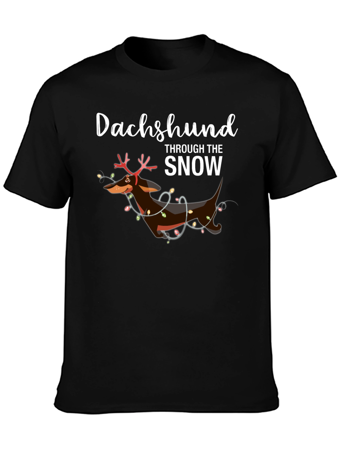 Dachshund Through the Snow T-Shirt