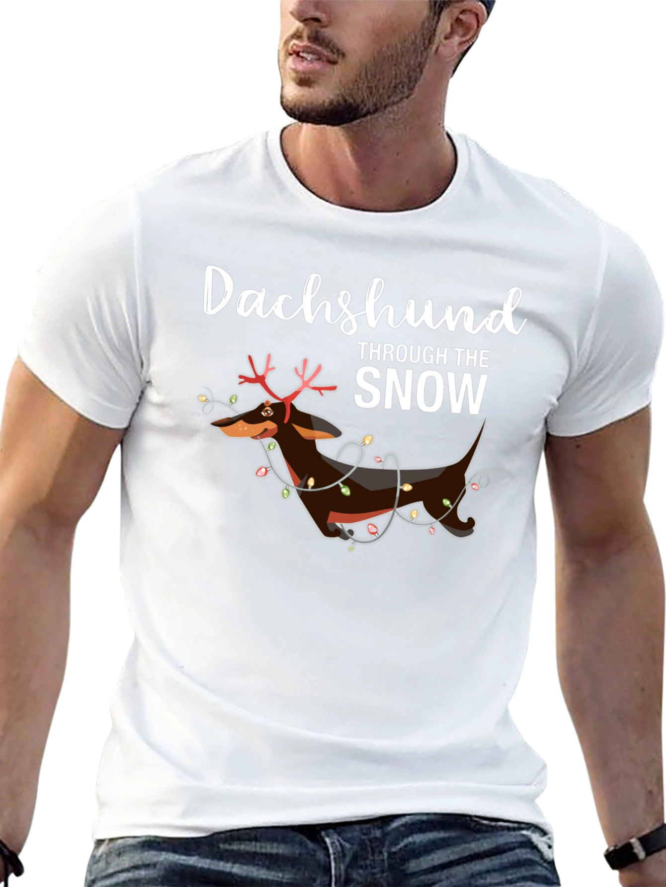 Dachshund Through the Snow T-Shirt